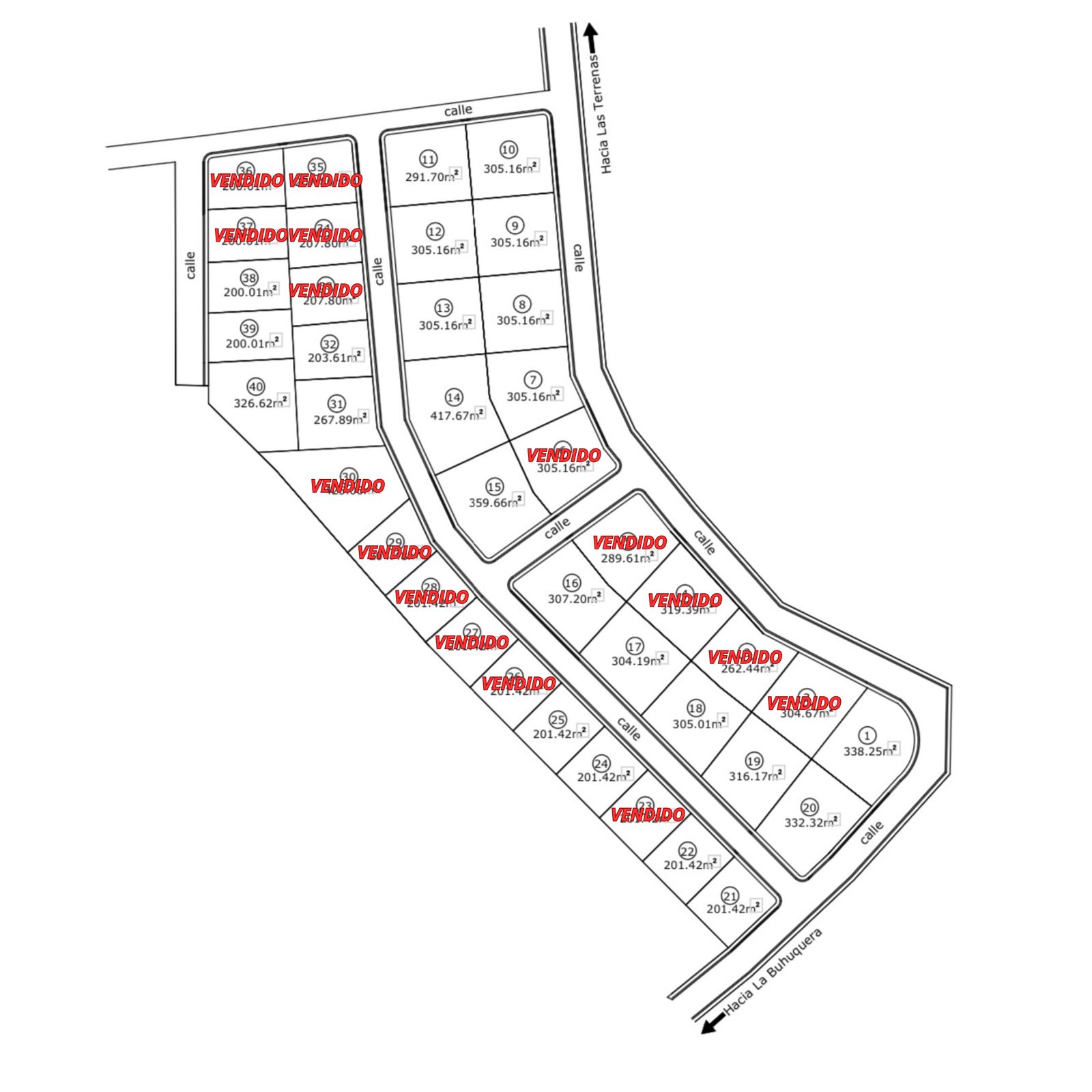 Réf: VT250502 LOT FOR SALE hoyo cacao START AT 80 SUD /M2