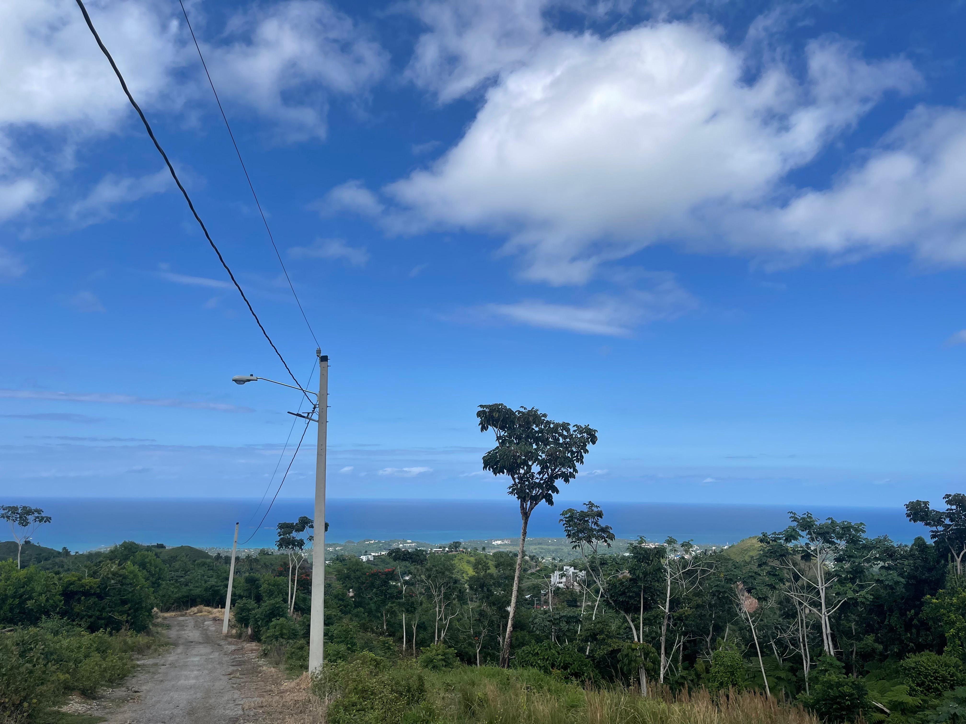 Réf: VT250612 PLOT FOR SALE OCEAN VIEW A 10 MINUTES FROM LAS TERRENAS